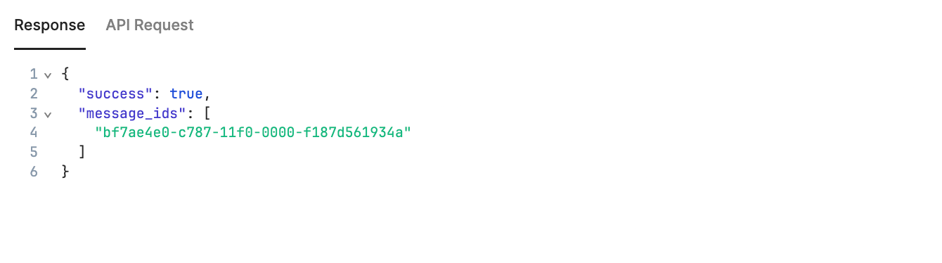 Retool Query editor showing successful API response after test